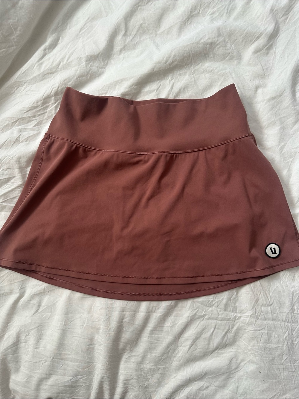 Vuori Performance Volley Skirt pink terracotta size medium built in shorts